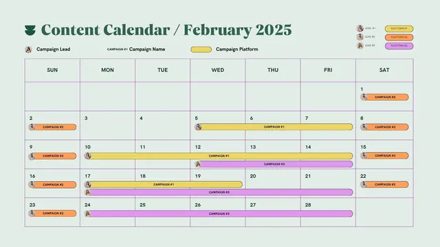 Content Calendars