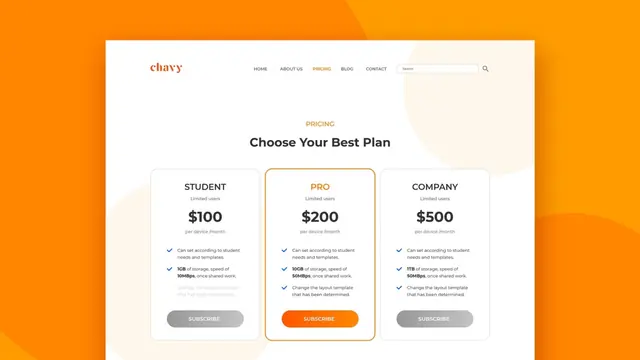 Pricing Page