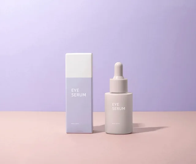 Cosmetics collection mockup
