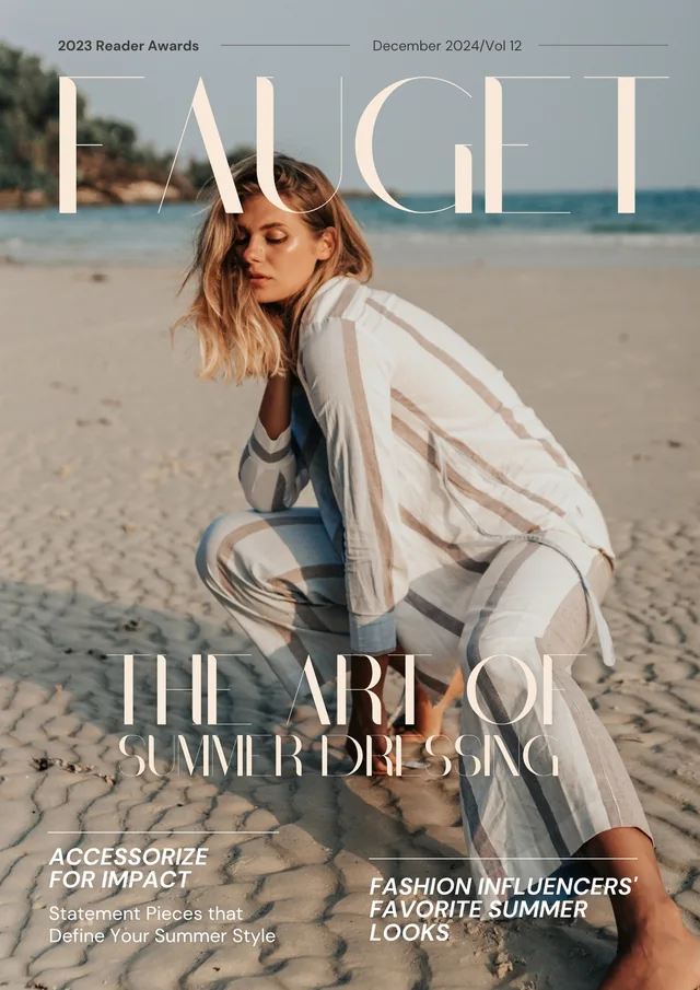 Fashion editorial cover