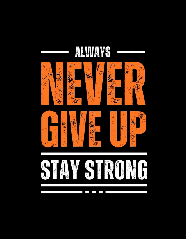 Motivational T-shirt artwork